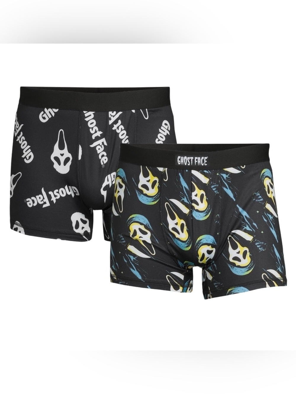 Scream Ghostface Men’s Boxer Briefs, 2PK Size Larger